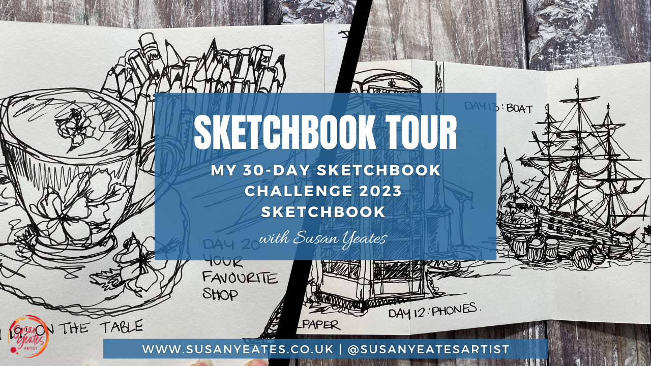 Sketchbook Tour: A Continuous Line Sketchbook (2023)