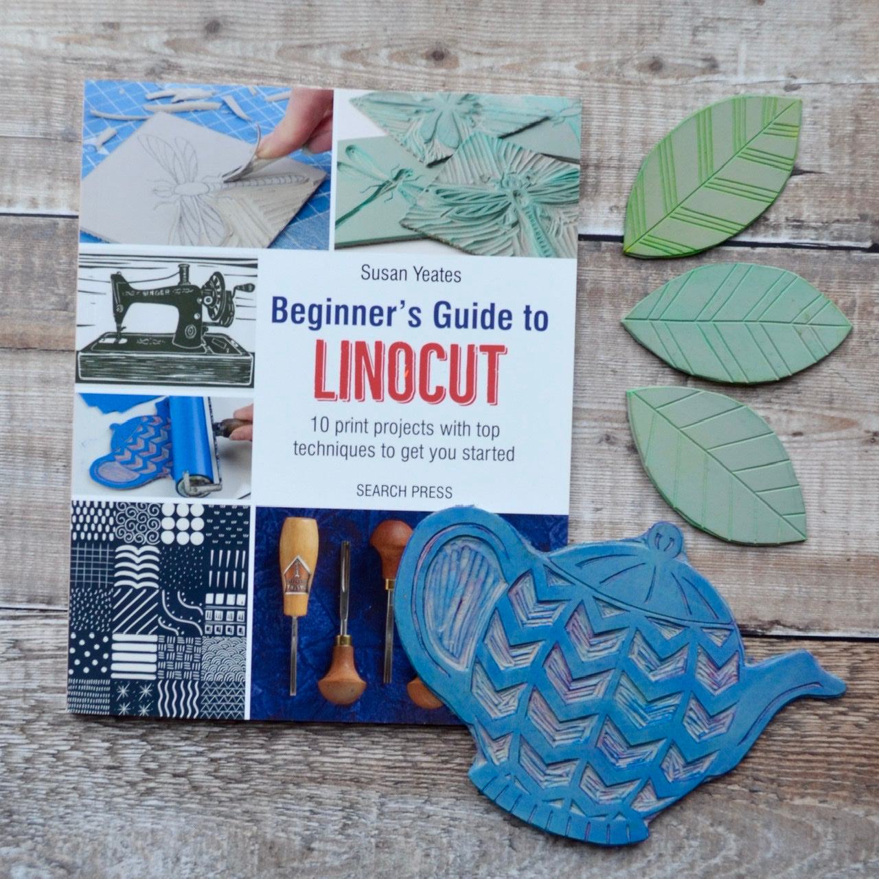 About my linocut books