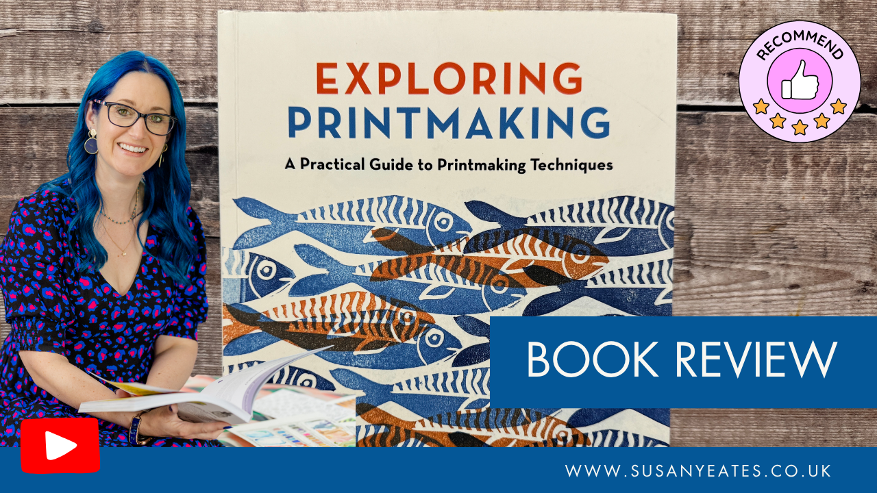 Exploring Printmaking - Take a look inside this art book with me!