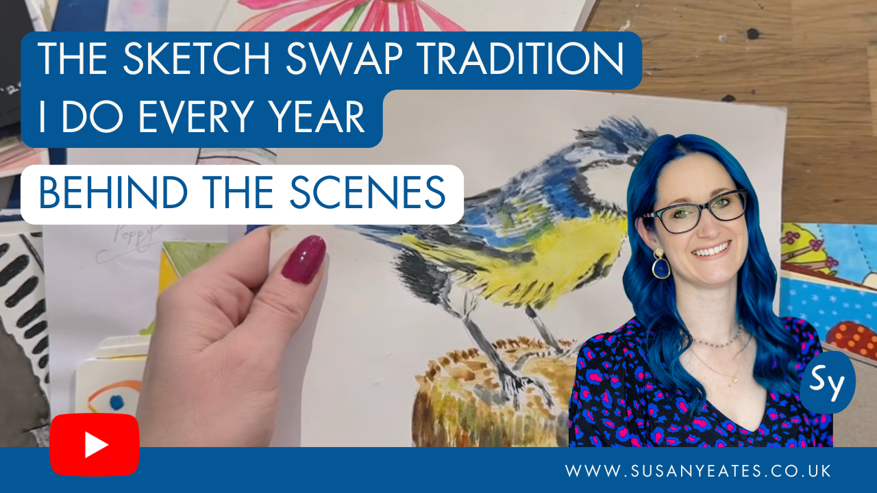 The Sketch Swap Tradition I Do Every Year