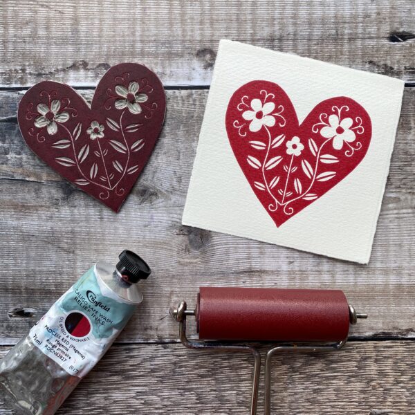 Why I love linocut cards