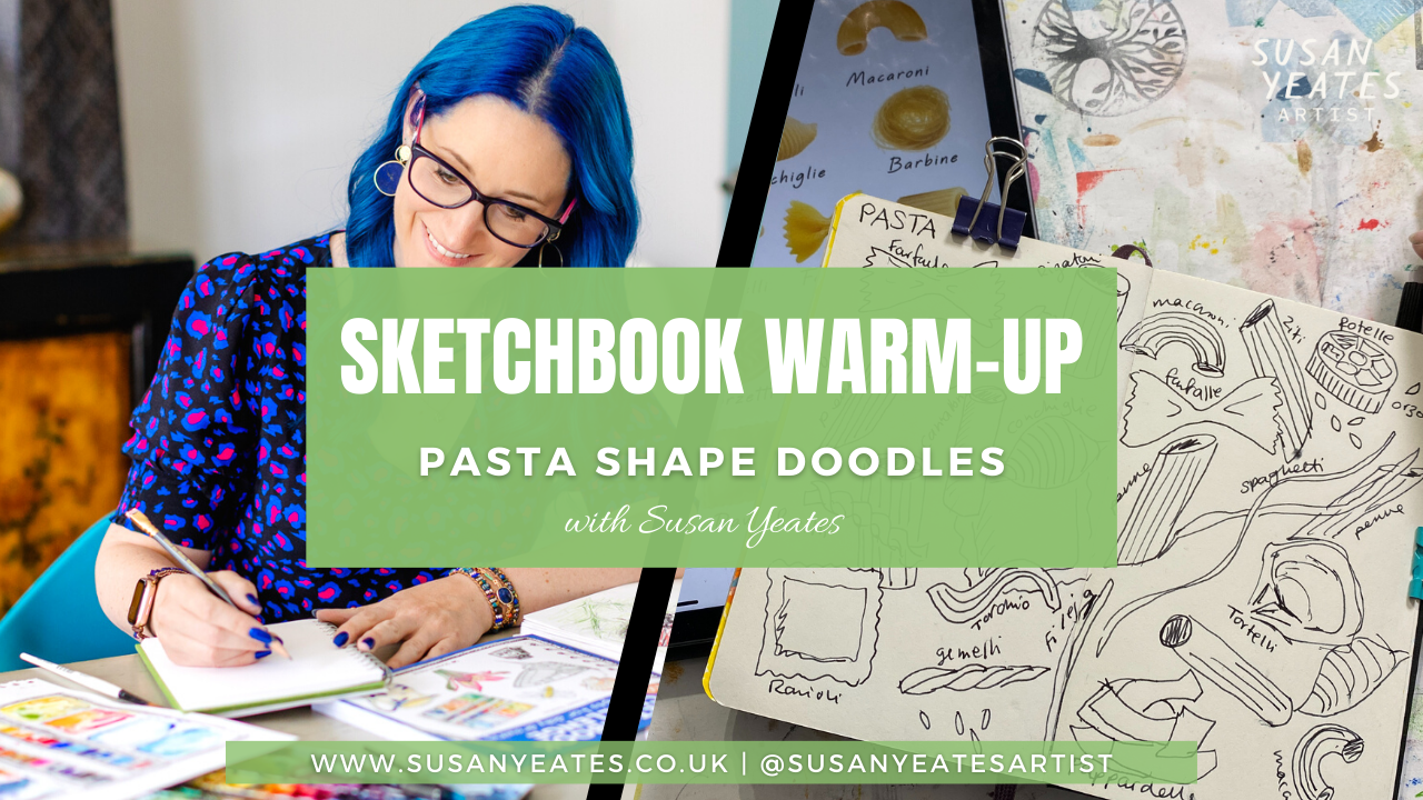 Sketchbook Warm-Up: Pasta Shape Doodles