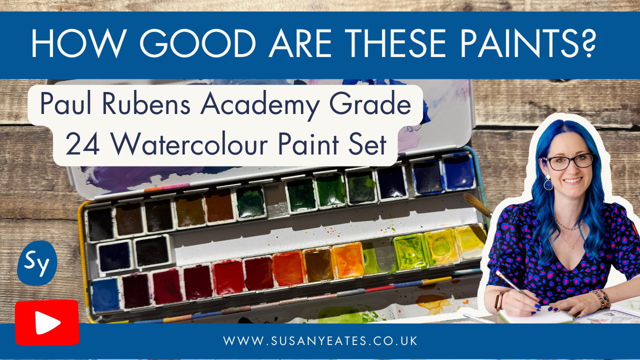 Review: Paul Rubens Academy Grade 24 Watercolor Paint Set