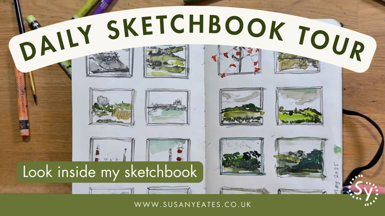 Daily Sketchbook Tour - Look Inside My Sketchbook