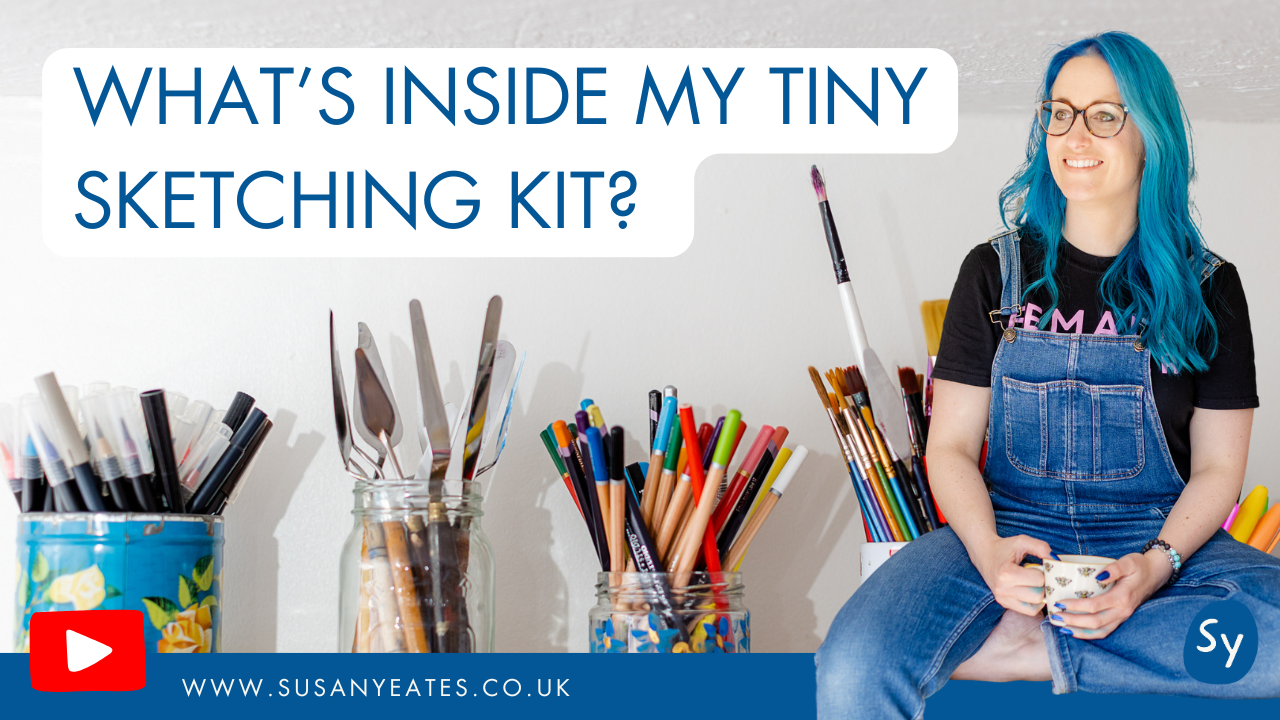 What’s in my tiny sketching kit?
