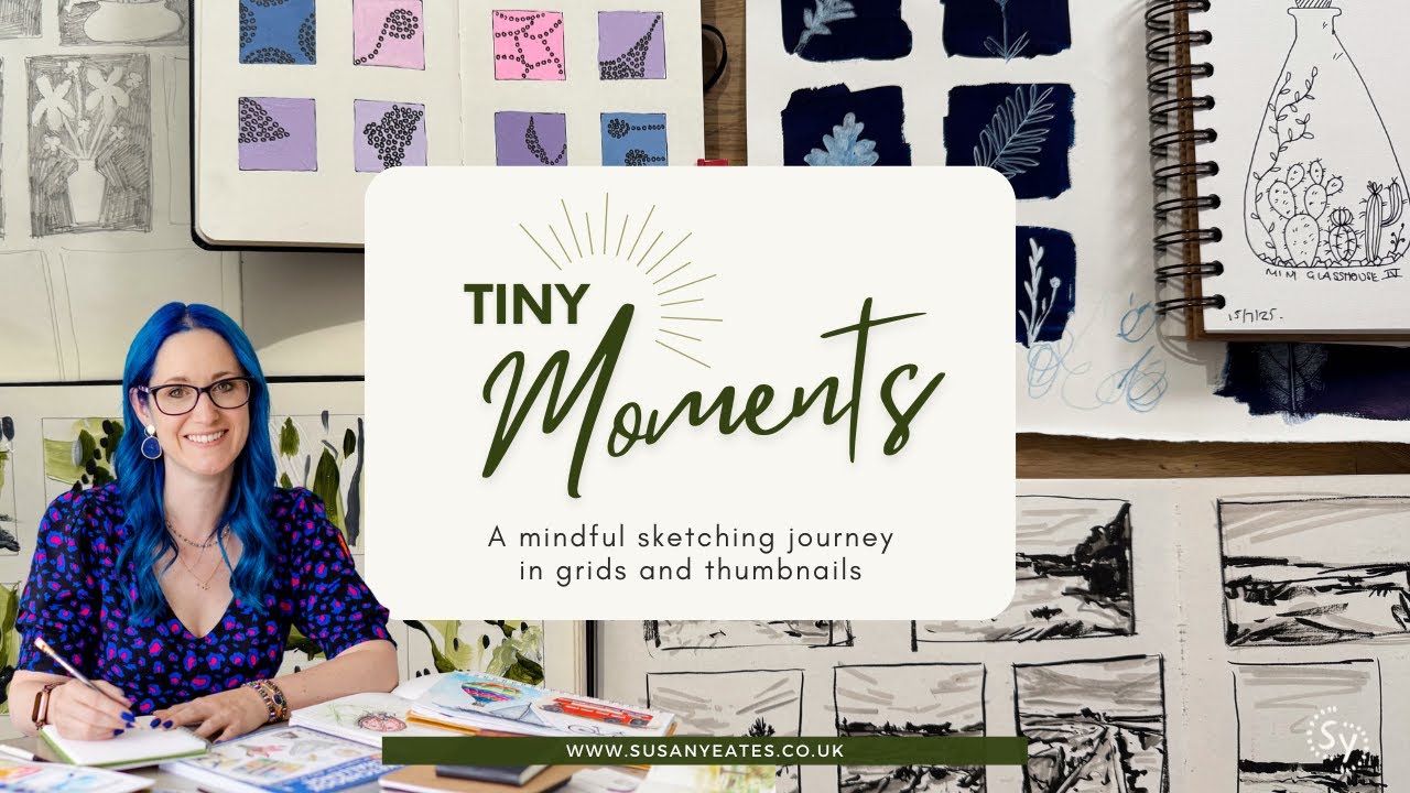 Tiny Moments: A Mindful Sketching Journey in Grids and Thumbnails