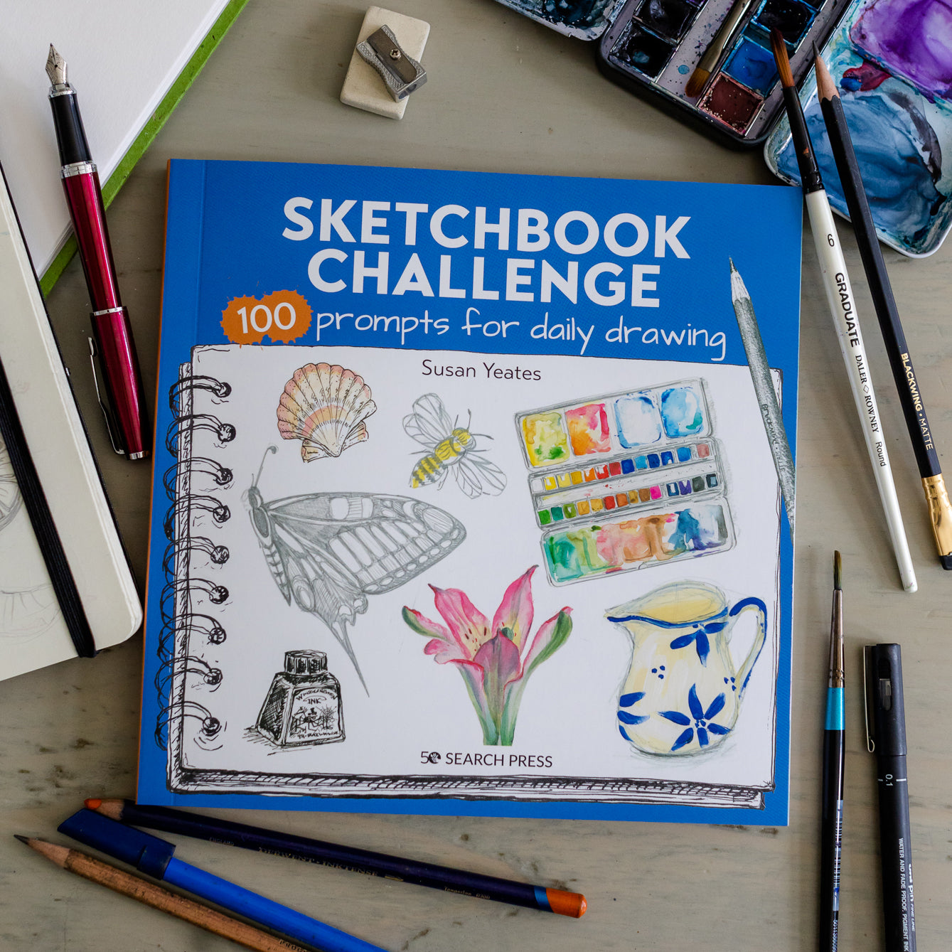 Sketchbook Challenge - Bundle 1 (Journal, Pen and Pencil)