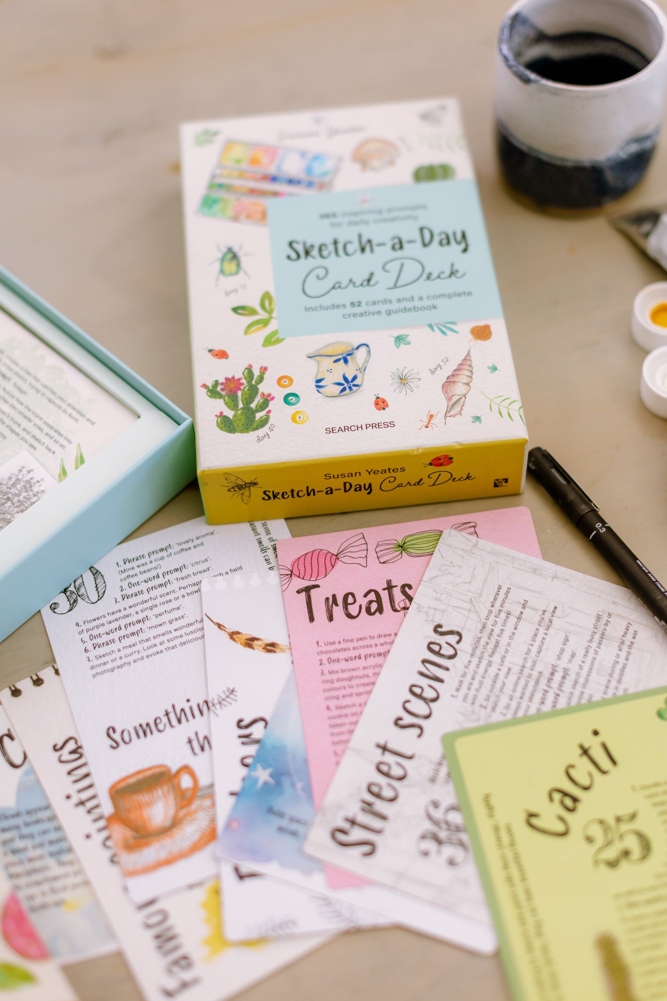 Sketch-A-Day Card Deck: 365 Inspiring Prompts for Daily Creativity
