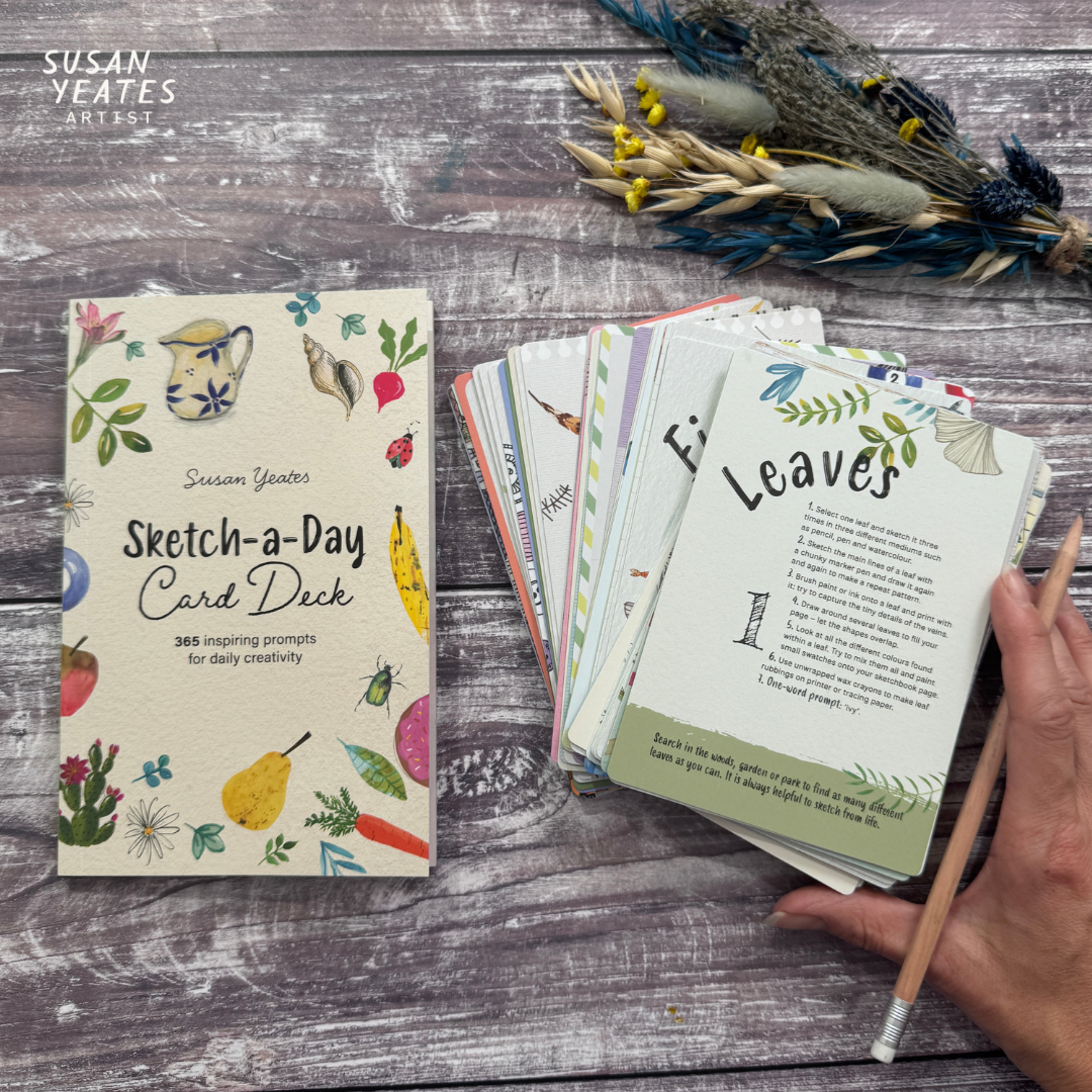 PRE-ORDER - Sketch-A-Day Card Deck: 365 Inspiring Prompts for Daily Creativity