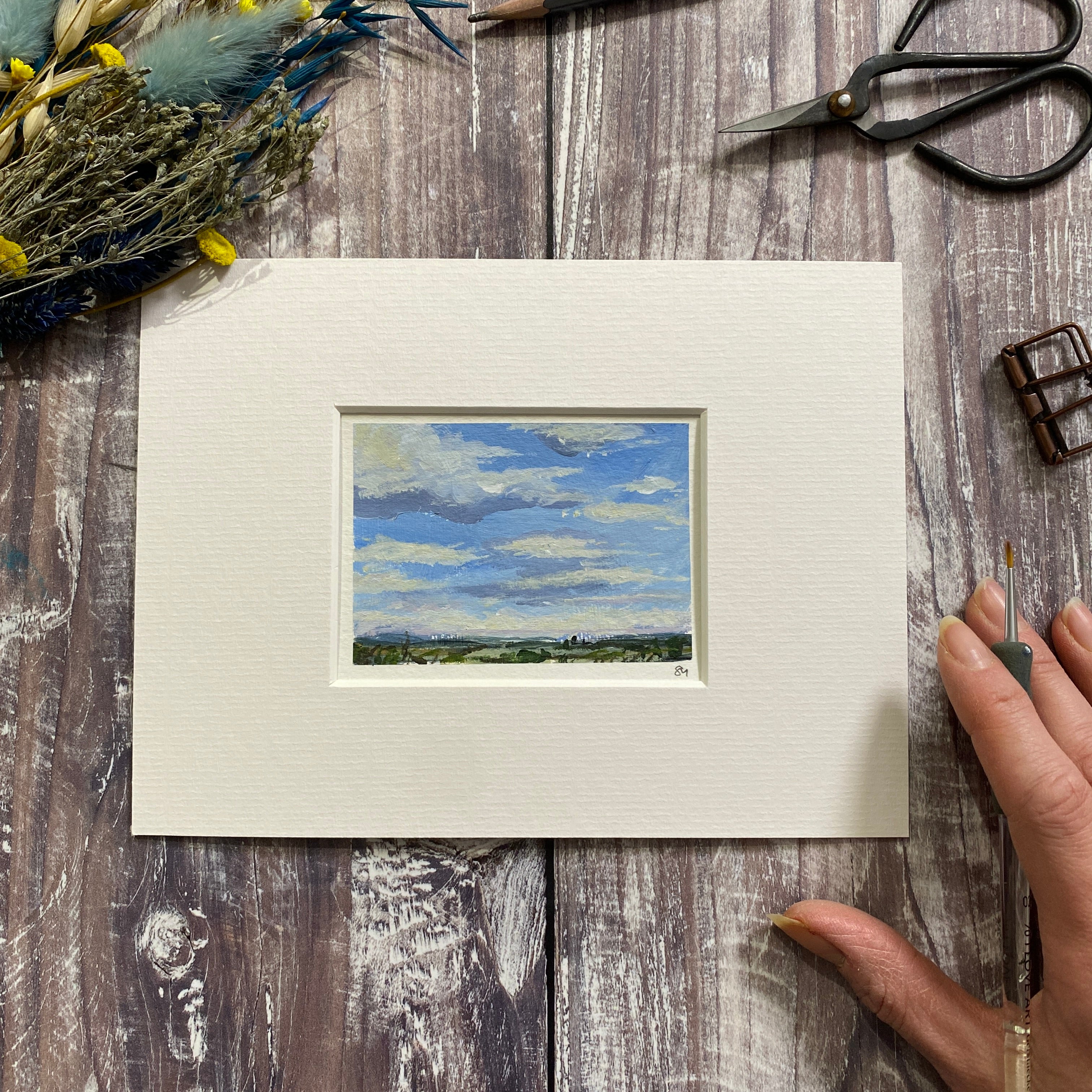 Miniature Landscape I, Series 1 - Original Painting