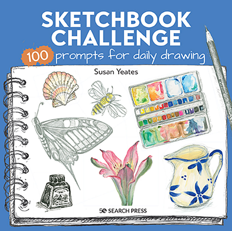 Sketchbook Challenge: 100 Prompts for Daily Drawing (Book)