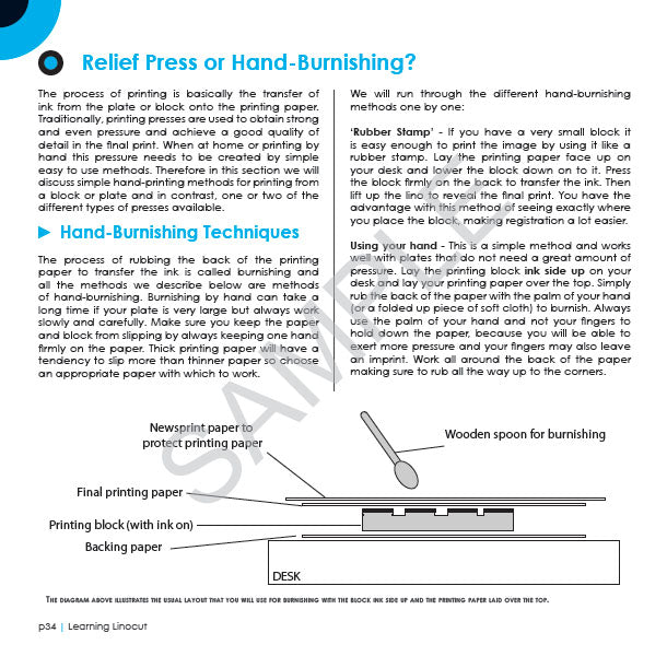 Learning Linocut Book