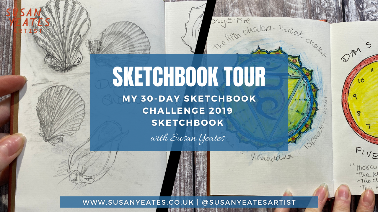 Sketchbook Tour: My 30-Day Sketchbook Challenge 2019 Sketchbook