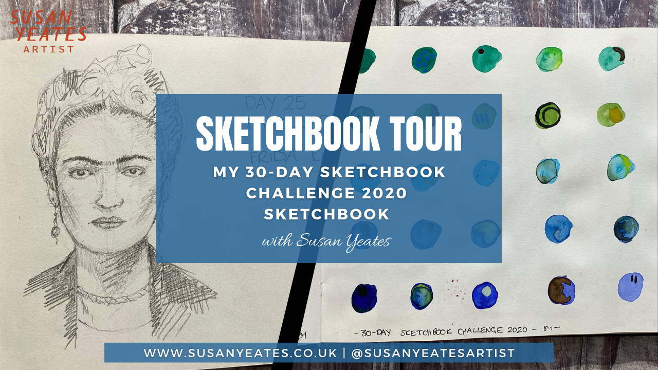 Sketchbook Tour: My 30-Day Sketchbook Challenge 2020 Sketchbook