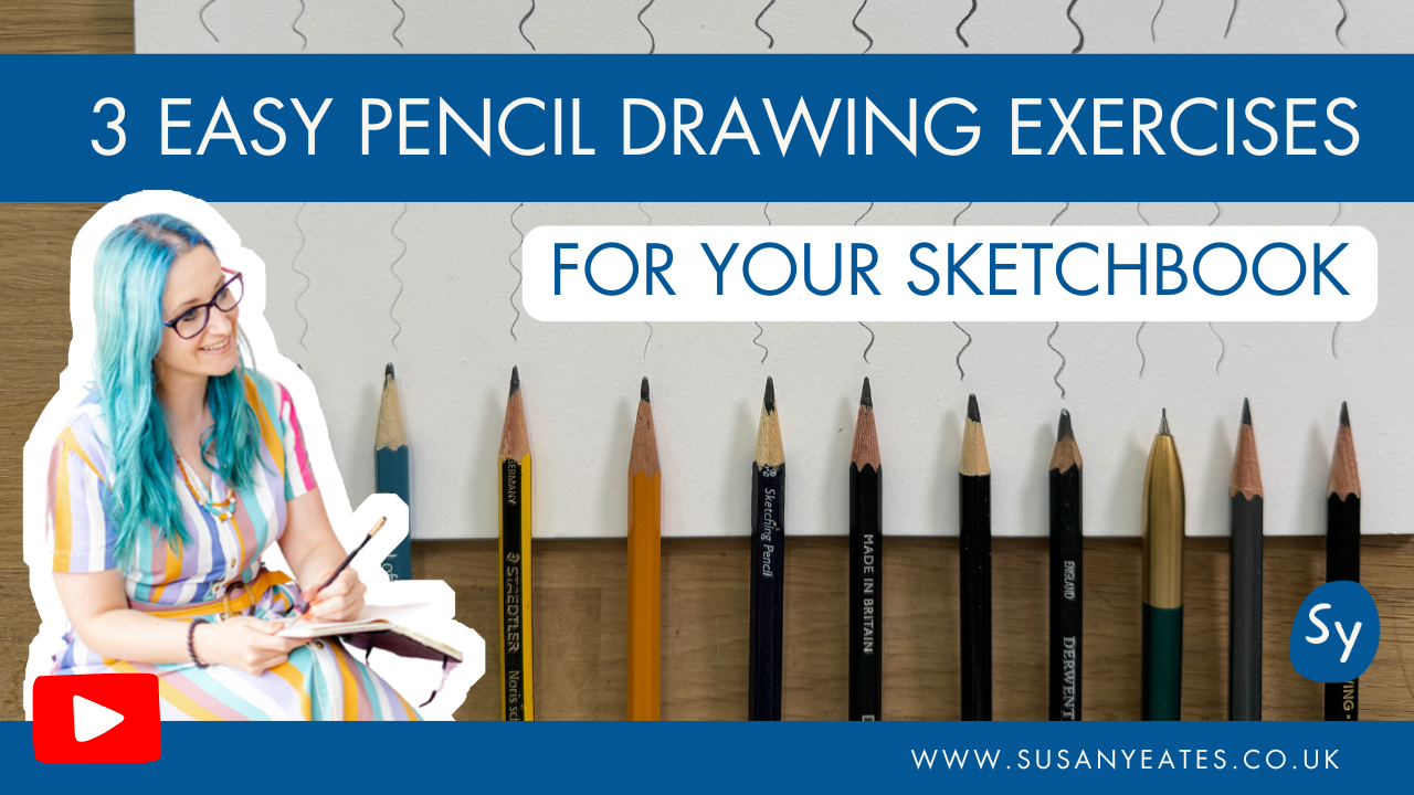 3 Easy Pencil Drawing Exercises for Your Sketchbook