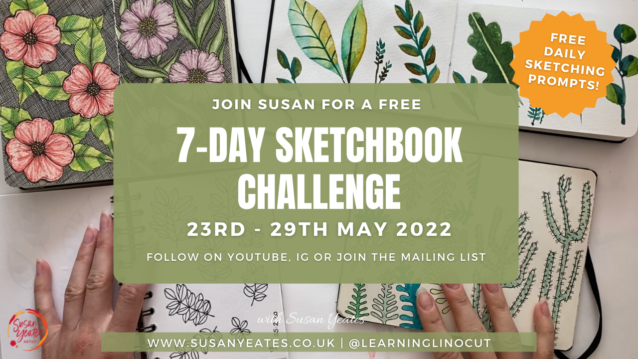 Join the 7-Day Sketchbook Challenge 23rd-29th May 2022