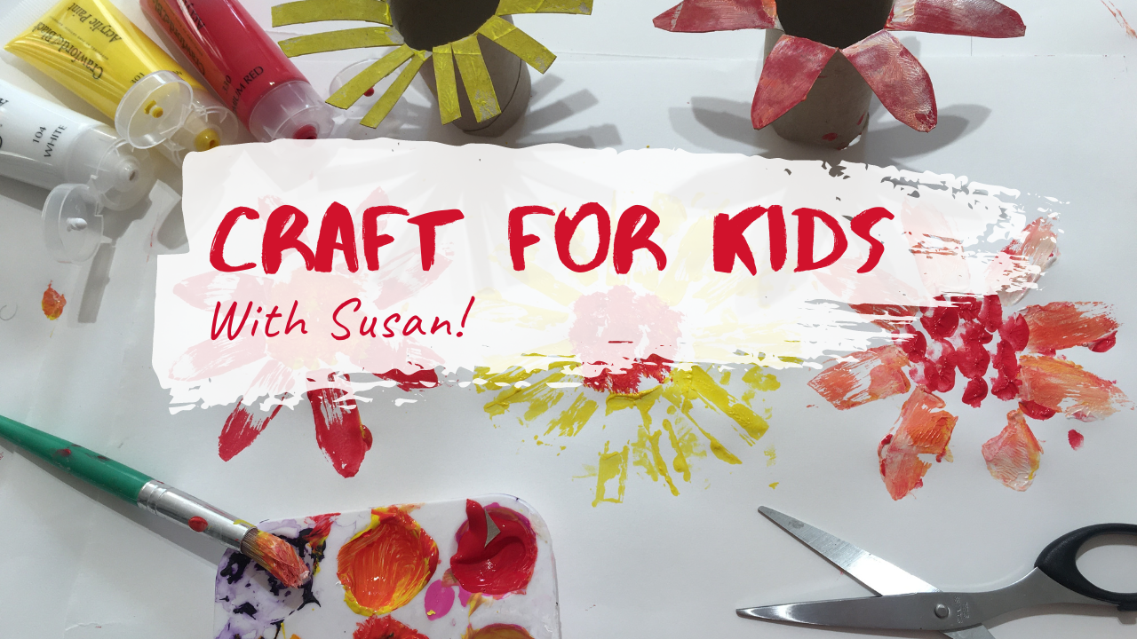 Toilet Roll Flowers - Craft for Kids