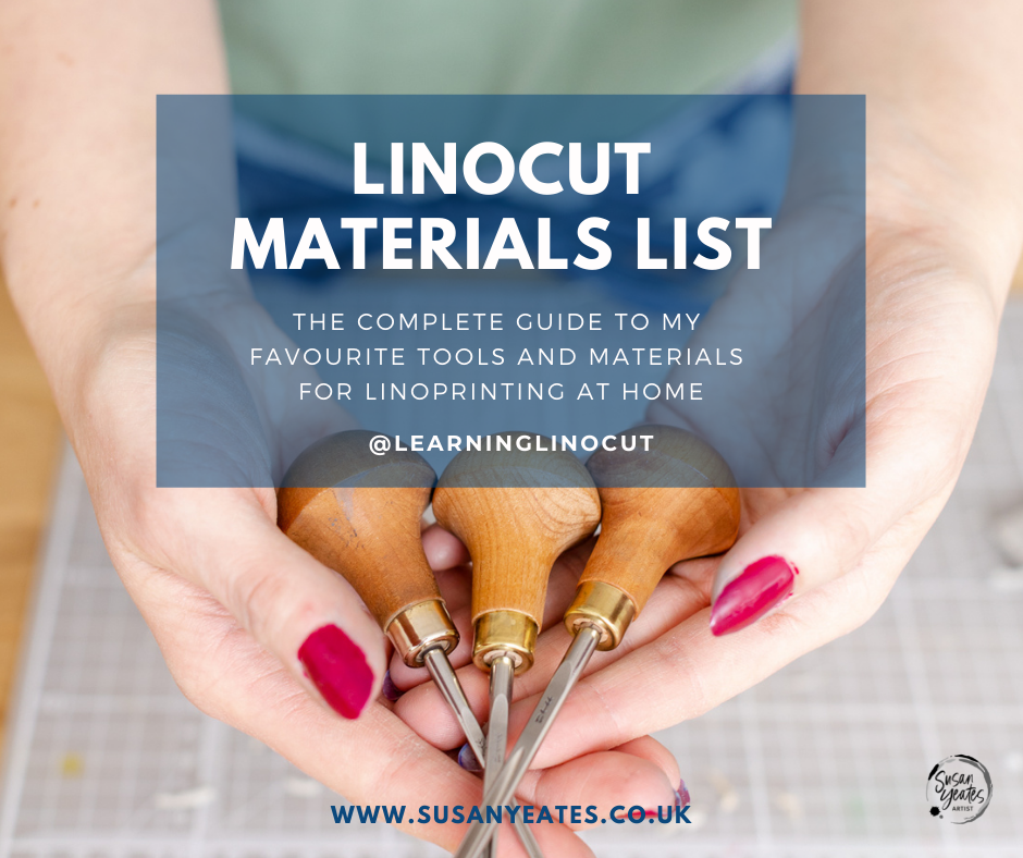 Linocut Materials List - The FREE Ebook is here!