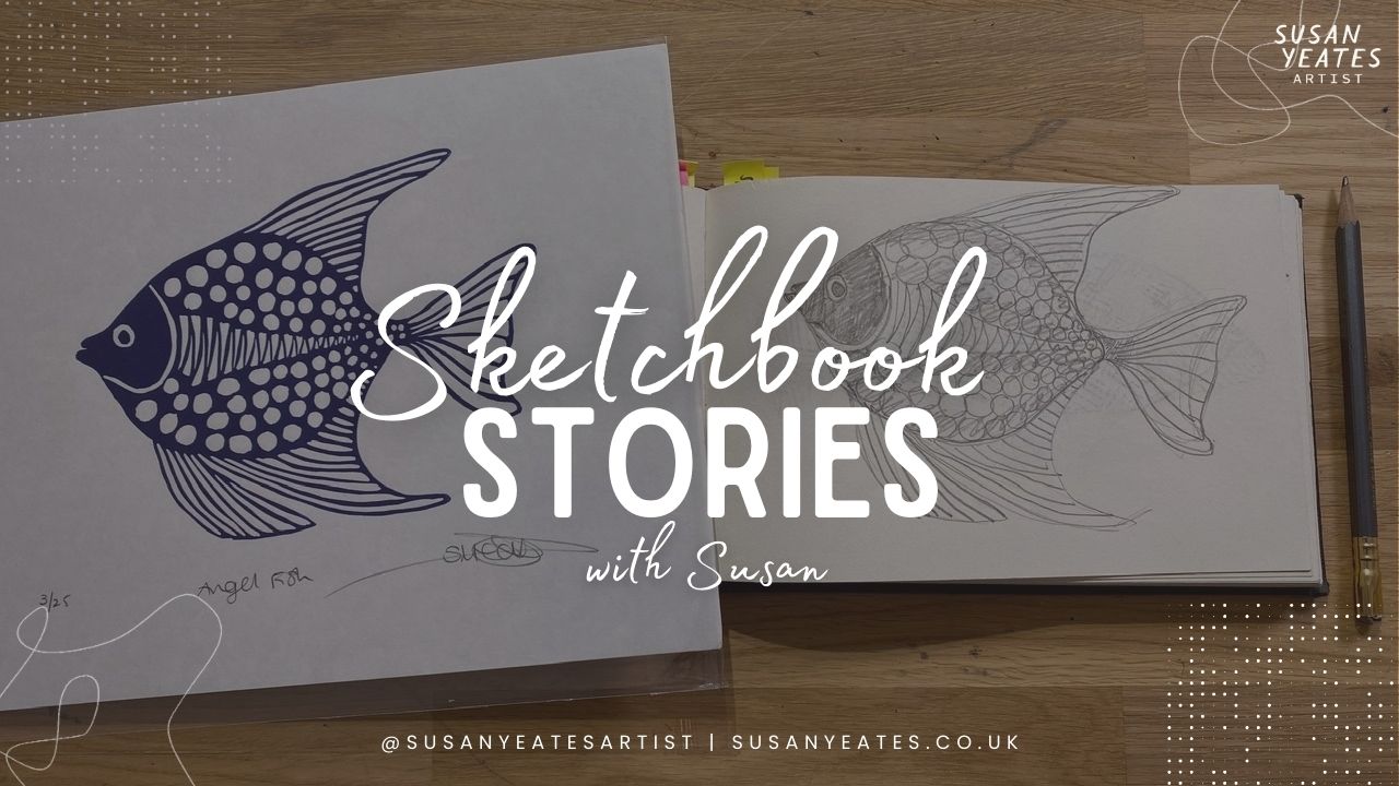 Sketchbook Stories Episode 9 - Fishy Sketches in Pencil