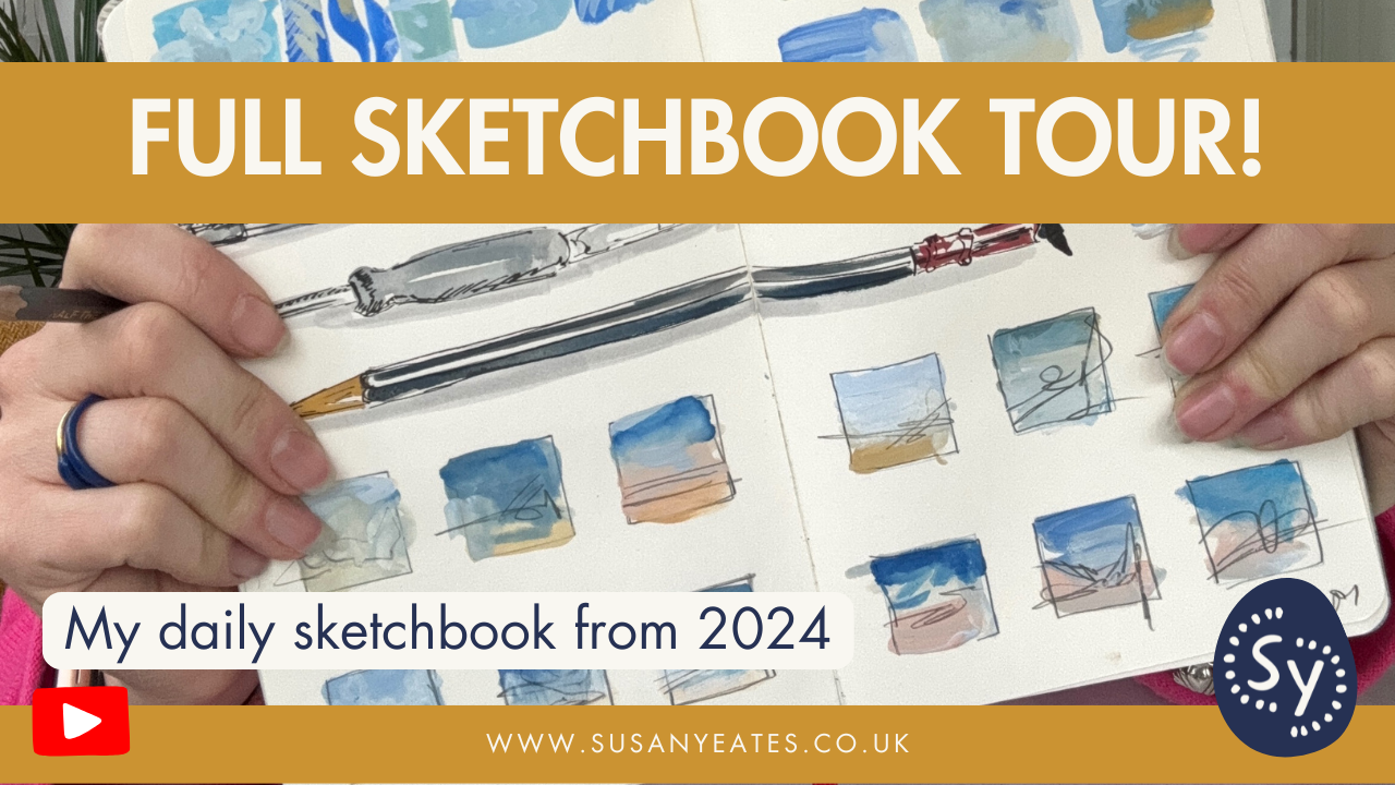 Sketchbook Tour - See what’s inside my 2024 sketchbook…