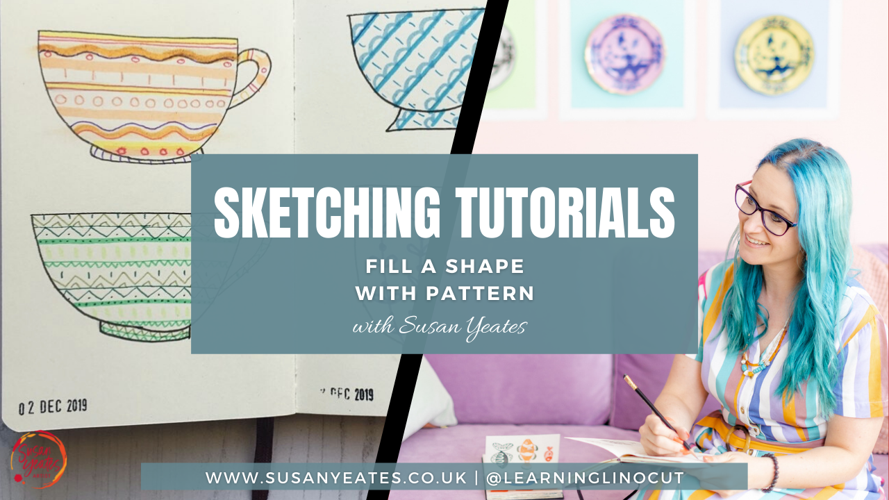 Sketching Tutorial: Fill a Shape With Pattern