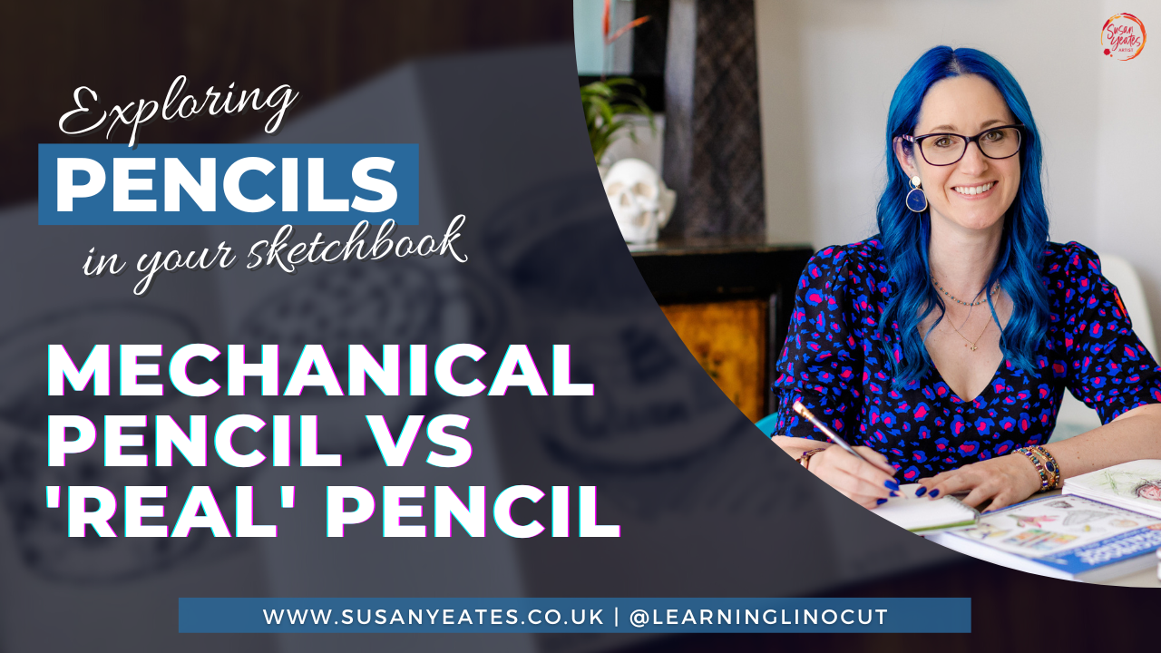 Exploring Pencil in Your Sketchbook: Mechanical vs Real Pencil