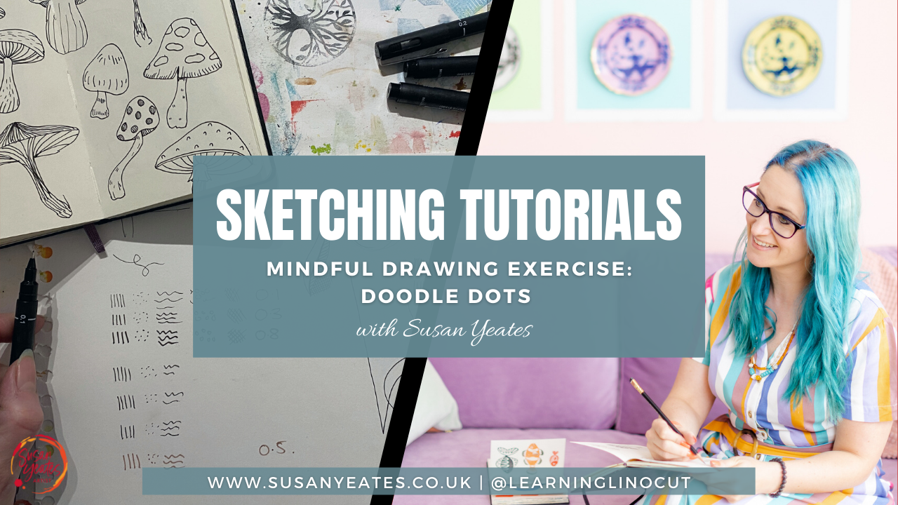 Sketching Tutorial: Simple Mindful Drawing Exercises - Doodle Dots