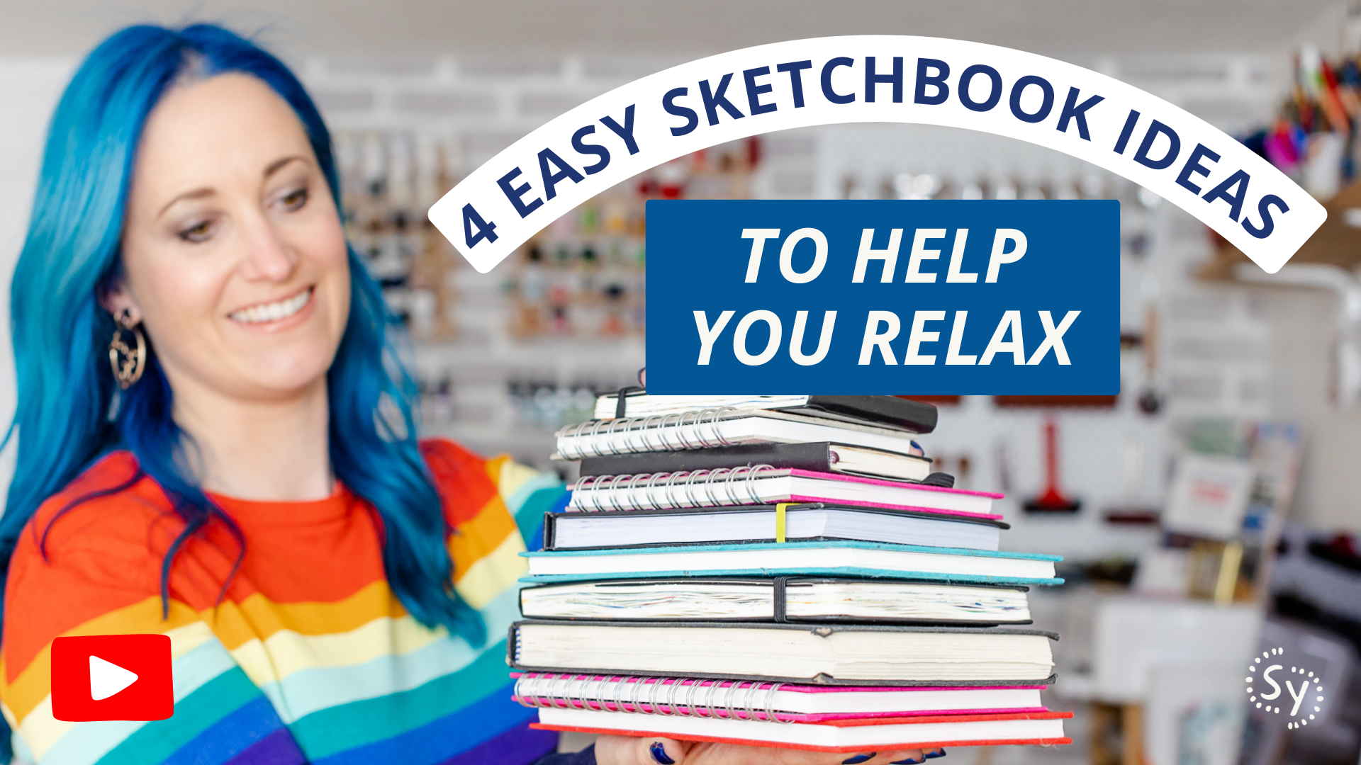 4 Easy Sketchbook Ideas to Help You Relax