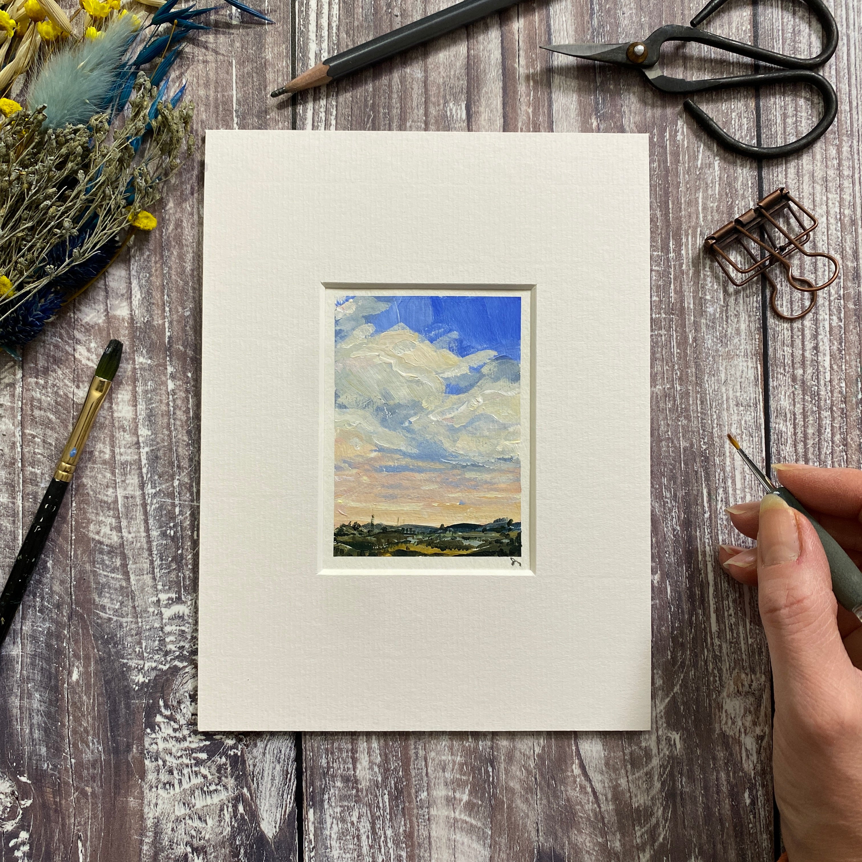 Miniature Landscape X, Series 1 - Original Painting