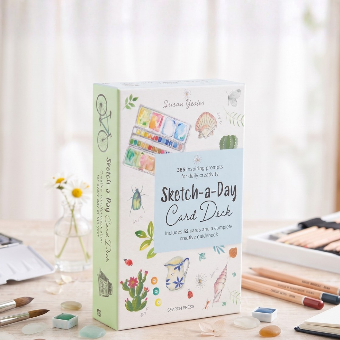 PRE-ORDER - Sketch-A-Day Card Deck: 365 Inspiring Prompts for Daily Creativity
