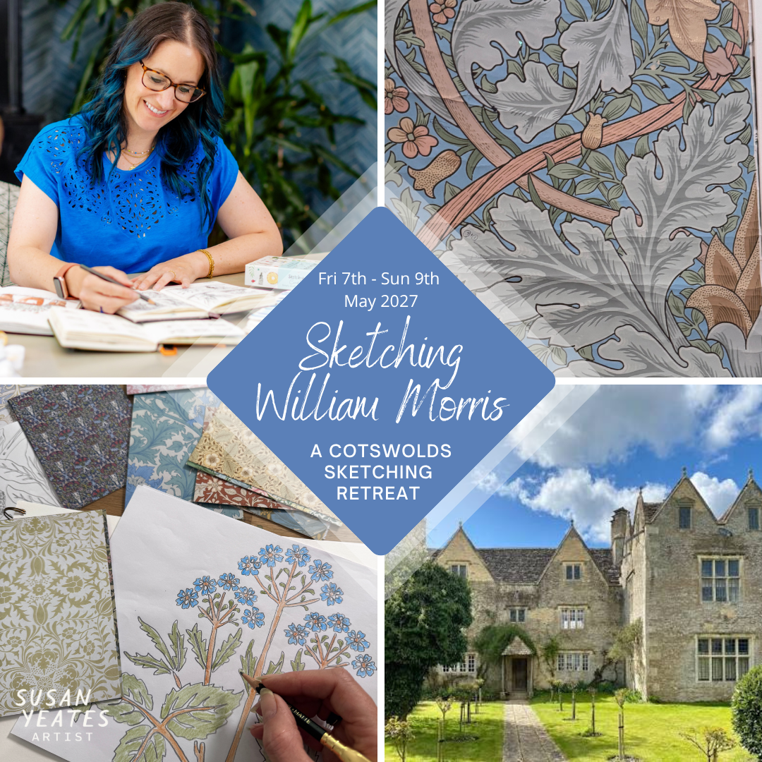 Sketching William Morris (7th-9th May 2027) - £100 DEPOSIT