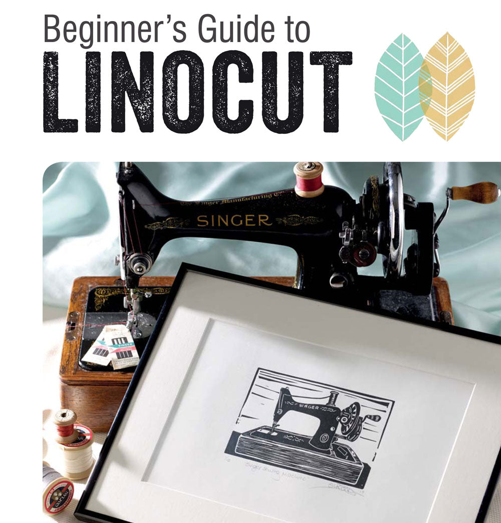 Singer Sewing Machine - Original Linocut Print