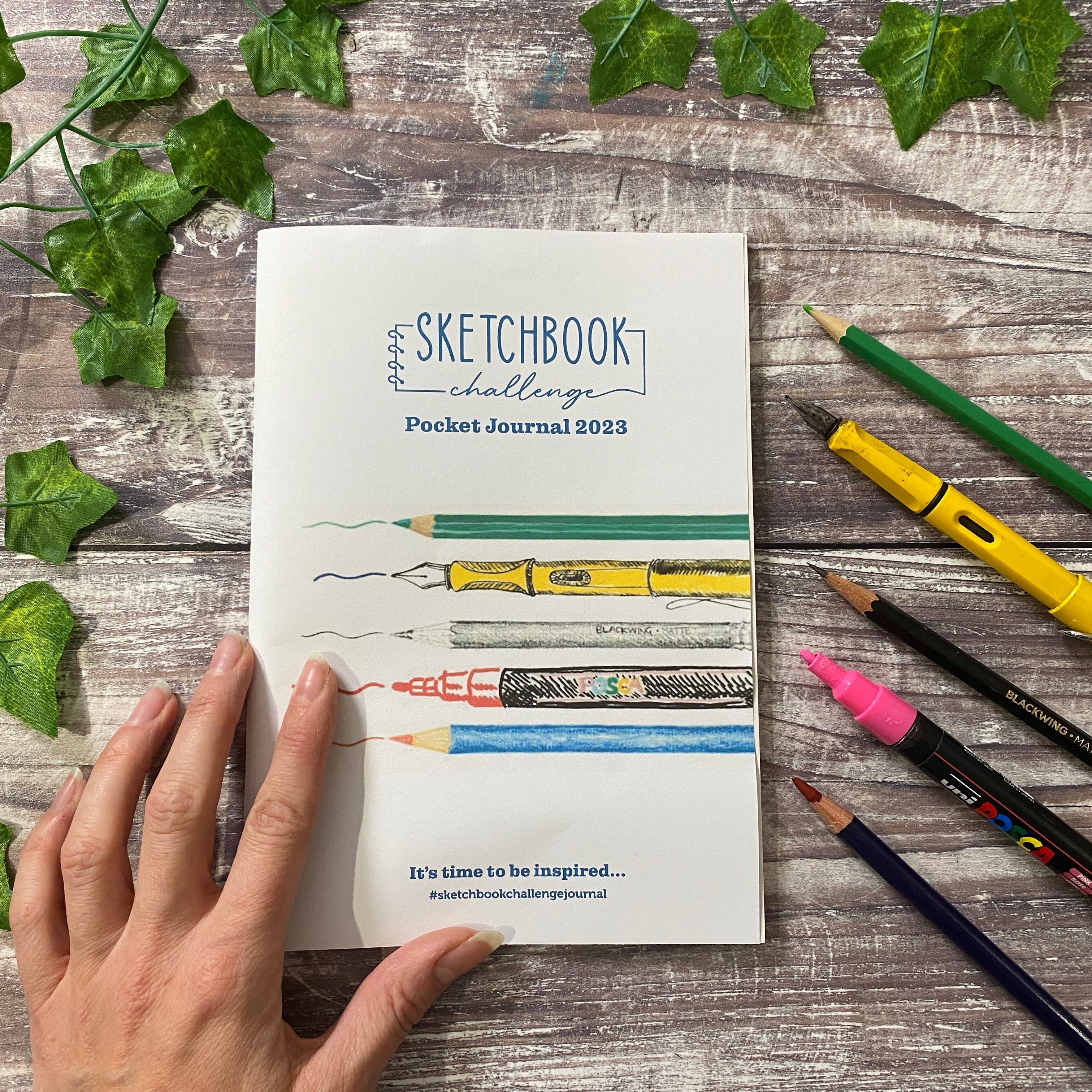 Sketchbook Challenge - Bundle 1 (Journal, Pen and Pencil)