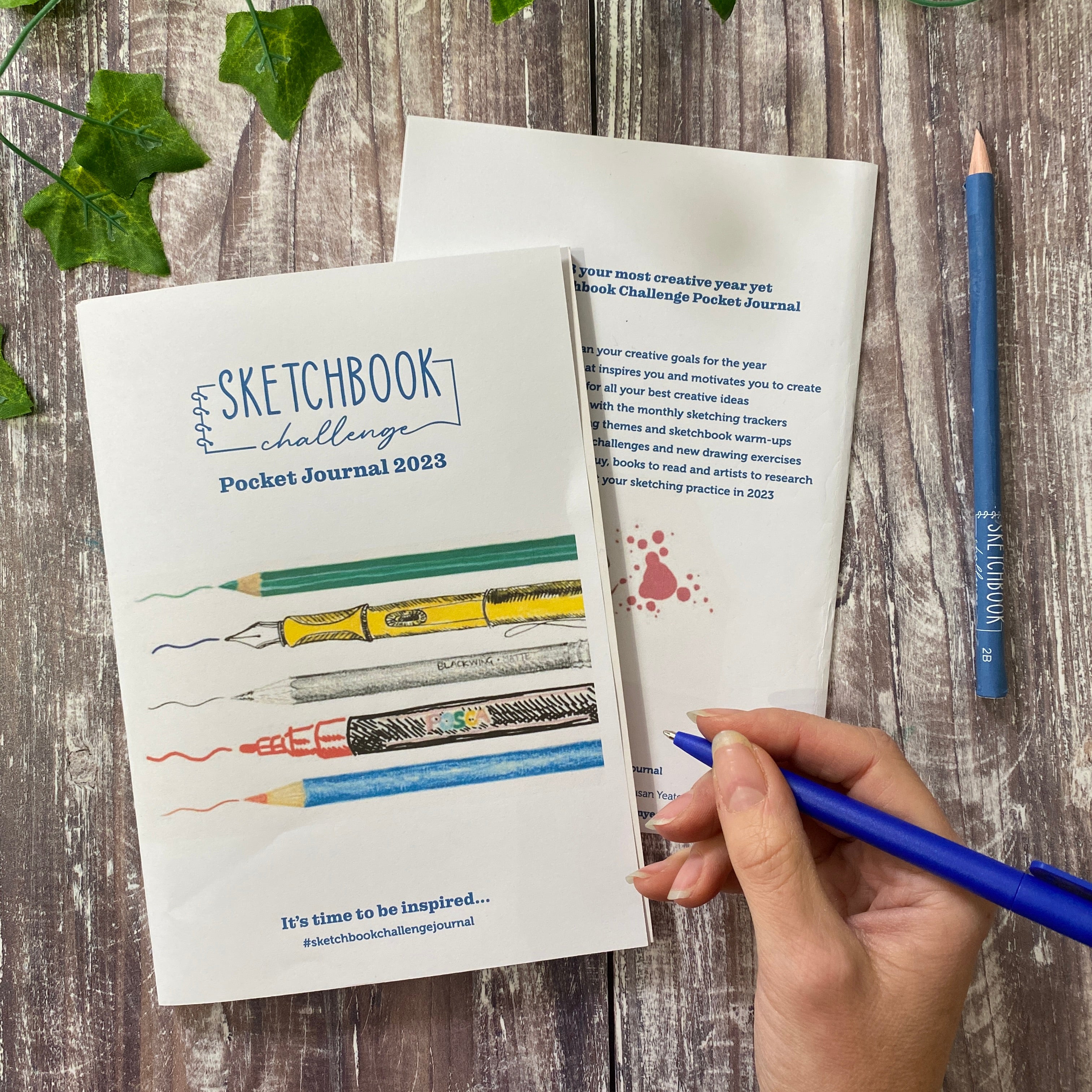 Sketchbook Challenge - Bundle 1 (Journal, Pen and Pencil)